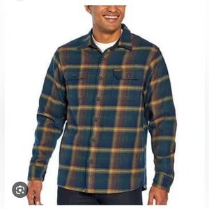 Orvis Men’s 100% Cotton Flannel Shirt Jacket